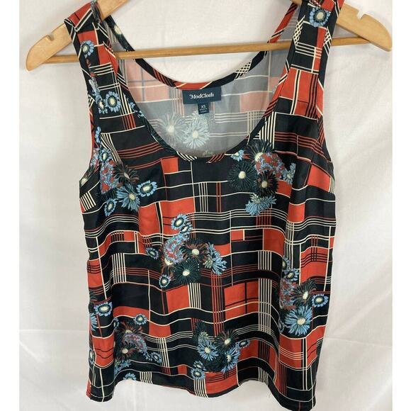 Modcloth At First Sight Sleeveless Blouse size xs - Picture 4 of 9